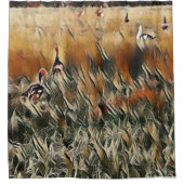 ゲーゼとダックロームアート シャワーカーテン (正面)