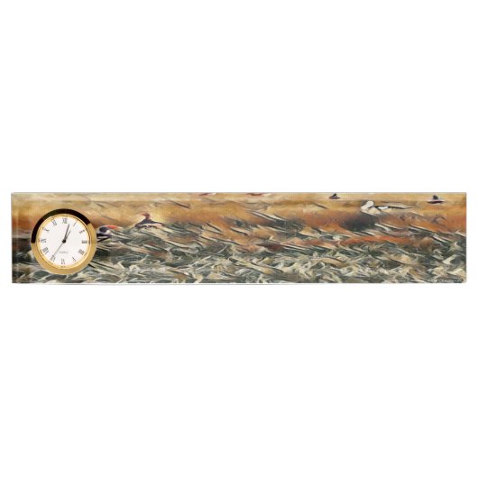 ゲーゼとダックロームアート デスクネームプレート (正面)