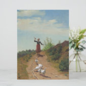 ゲーゼの群れを持ち帰る（Paul Peel著） カード (スタンド正面)