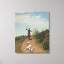 ゲーゼの群れを持ち帰る（Paul Peel著）