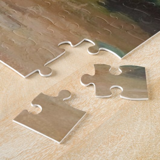 ゲーゼの群れを持ち帰る(Paul Peel著) ジグソーパズル (側面)