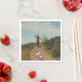 ゲーゼの群れを持ち帰る(Paul Peel著) スタンダードカクテルナプキン (インサイチュ)