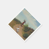 ゲーゼの群れを持ち帰る(Paul Peel著) スタンダードカクテルナプキン (角)