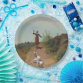 ゲーゼの群れを持ち帰る（Paul Peel著） ペーパープレート (パーティー)