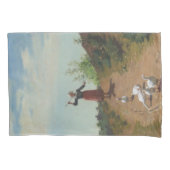 ゲーゼの群れを持ち帰る(Paul Peel著) 枕カバー (正面左)