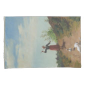 ゲーゼの群れを持ち帰る(Paul Peel著) 枕カバー (正面右)