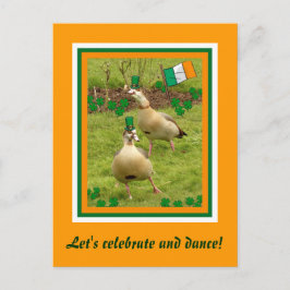 ゲーゼは少しアイルランド語の踊りを演じる ポストカード