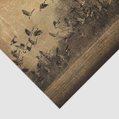 ゲーゼヴィンテージアンティークセピアのテクスチャのデコページ 薄葉紙 (詳細)