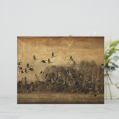 ゲーゼヴィンテージアンティークセピアワイルドライフテクスチャ (スタンド正面)