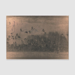 ゲーゼヴィンテージアンティークブラウンテクスチャサンセット 薄葉紙