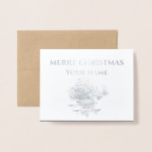 ゲーゼ白フォイルカード 箔カード (封筒付き正面)