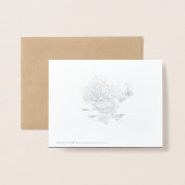 ゲーゼ白フォイルカード 箔カード (裏面封筒付き)