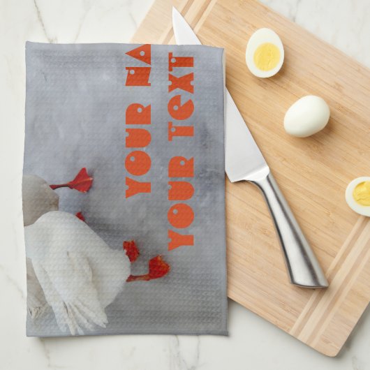 ゲーゼ白 キッチンタオル (四つ折り)