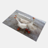 ゲーゼ白 ドアマット (アングル)