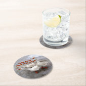 ゲーゼ白 ラウンドペーパーコースター (インサイチュ)