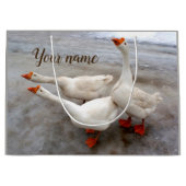 ゲーゼ白 ラージペーパーバッグ (正面)