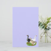 ゲーゼ：タフテッドトリオ 便箋 (スタンド正面)