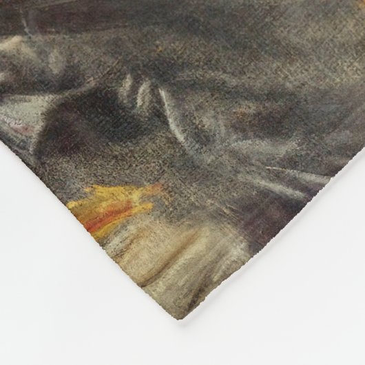 ゲータノベルレイによる風の強い日 フリースブランケット (角)