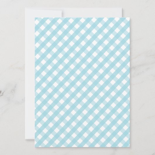 『ゲーターとブルーバード』 招待状 (裏面)