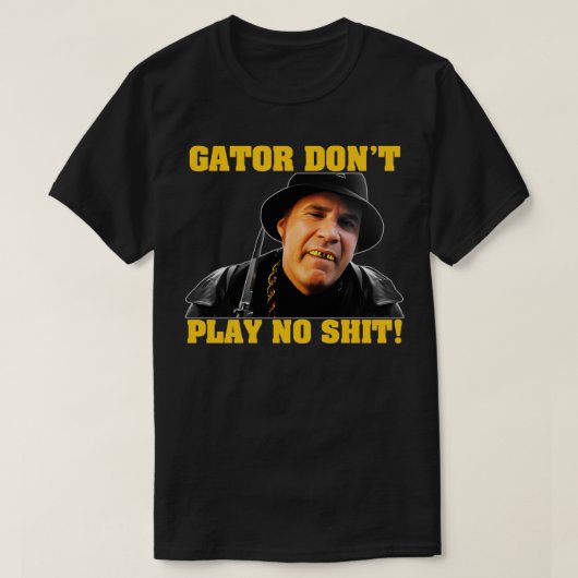 ゲーターはタペストリ遊ーを使用しない Tシャツ (デザイン正面)