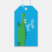 ゲーターアリゲーターワニKids 1st誕生日パーティー ギフトタグ (正面)