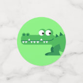 ゲーターアリゲーターワニKids 1st誕生日パーティー コンフェッティ (スモール正面)