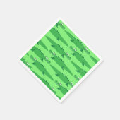 ゲーターアリゲーターワニKids 1st誕生日パーティー スタンダードカクテルナプキン (角)