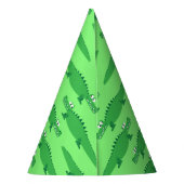 ゲーターアリゲーターワニKids 1st誕生日パーティー パーティーハット (裏面)