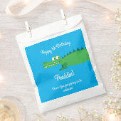 ゲーターアリゲーターワニKids 1st誕生日パーティー フェイバーバッグ (クリップ留めされた状態)