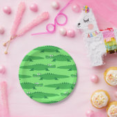 ゲーターアリゲーターワニKids 1st誕生日パーティー ペーパープレート (パーティー)