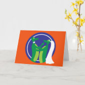 ゲーターカップル カード (黄色い花)