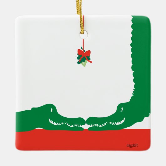 ゲータークリスマスキス セラミックオーナメント (正面)