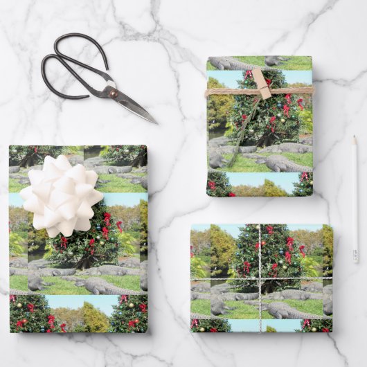 ゲータークリスマスツリーラッピング紙シート ラッピングペーパーシート (正面)