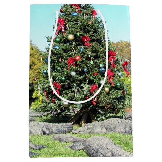 ゲータークリスマスツリー – ミディアムクリスマス抱き枕 ミディアムペーパーバッグ (正面)