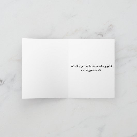 ゲーターサンタ笑わされるクッキーフェスティバルクリスマス シーズンカード (内部)