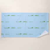 ゲーターファーム ビーチタオル (正面)