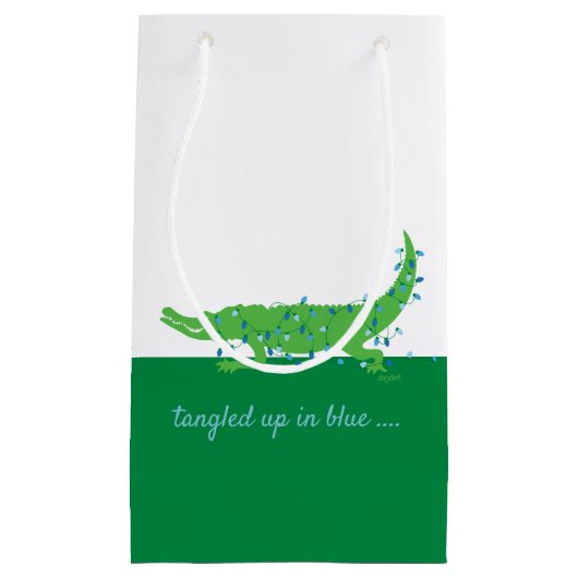 ゲーターブルーススモール光沢抱き枕 スモールペーパーバッグ (正面)