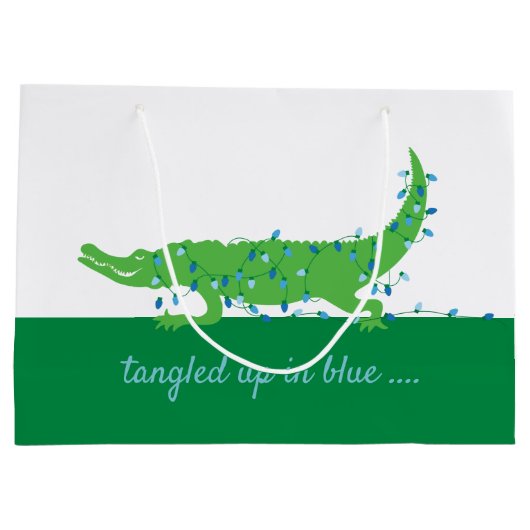 ゲーターブルースラージ光沢抱き枕 ラージペーパーバッグ (裏面)