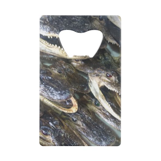 ゲーターヘッドボトルオープナー クレジットカード栓抜き (正面)