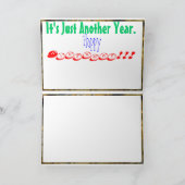 ゲーターヘッドレグスハッピーバースデー カード (内部)