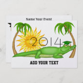 ゲーター卒業 – SRF 招待状 (正面/裏面)