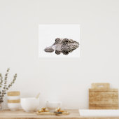 ゲーター野生動物のポスター ポスター (キッチン)