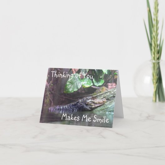 「ゲーター・グリンズ：お考える客様 – ノートカード (正面)