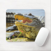 ゲーター。顔から顔 マウスパッド (マウス)