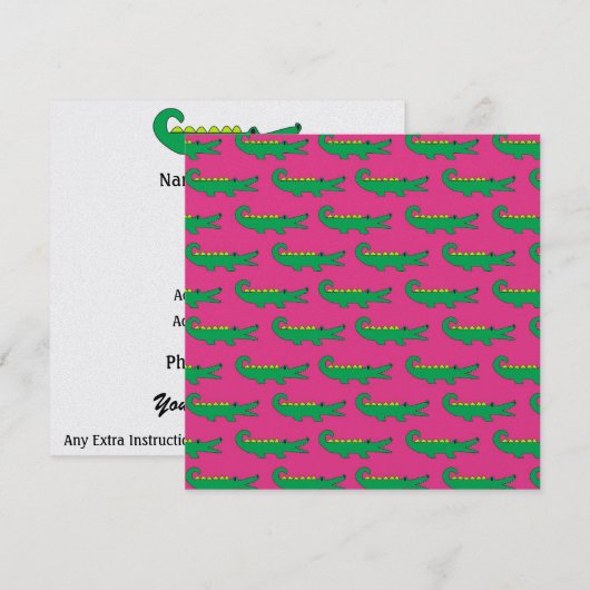 ゲーター – SRF 招待状 (正面/裏面)