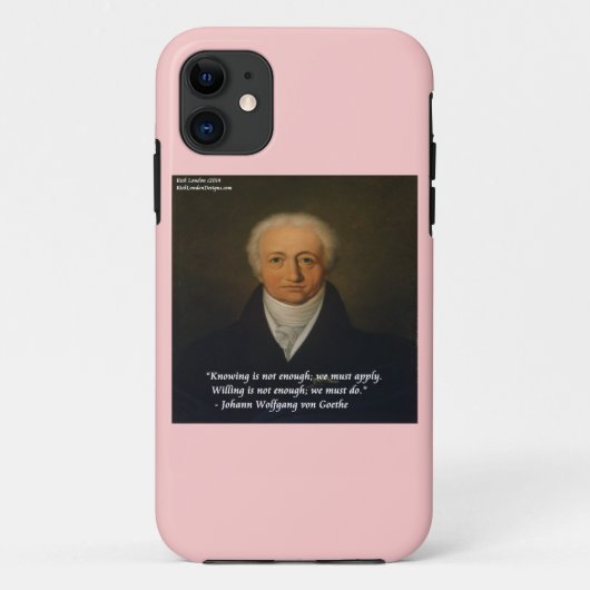ゲーテの格言 iPhone 5/5S カー Case-Mate iPhoneケース (裏面)