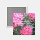 ゲーテやる気を起こさせるー引用磁石 マグネット (正面/裏面)