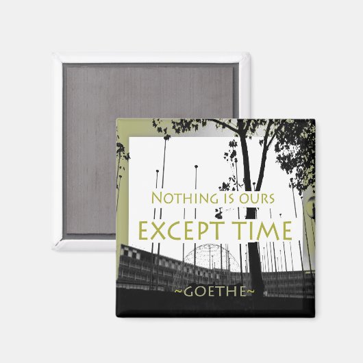 ゲーテやる気を起こさせる引用文磁石 マグネット (正面/裏面)