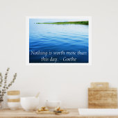 ゲーテ感動的引用文ポスター ポスター (キッチン)
