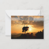 ゲーテ感動的引用文「始める」 ノートカード (正面)